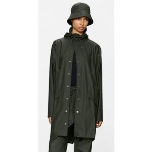 Rains Long Jacket - Green XL NWT
